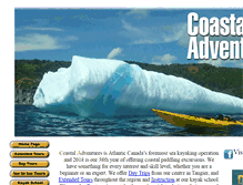 Tablet Screenshot of coastaladventures.com